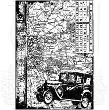 Tim Holtz Components Cling Stamp 2.5X3.5 - Car