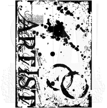 Tim Holtz Components Cling Stamp 2.5X3.5 - The Artist