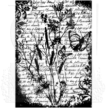 Tim Holtz Components Cling Stamp 2.5X3.5 - Flutter