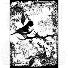 Tim Holtz Components Cling Stamp 2.5X3.5 - Tattered Sparrow