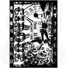 Tim Holtz Components Cling Stamp 2.5X3.5 - Circus Freak