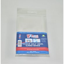 Stix2 Self Seal ATC Card Bags 50/Pkg - Clear