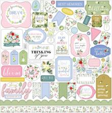 Carta Bella Cardstock Stickers 12X12 - Flora No. 4