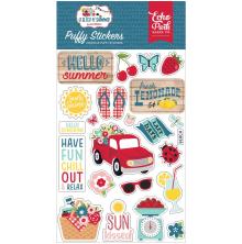 Echo Park Puffy Stickers - A Slice Of Summer