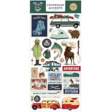 Carta Bella Outdoor Adventures Chipboard 6X13 - Accents