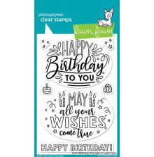 Lawn Fawn Clear Stamps 4X6 - Giant Birthday Messages LF2599