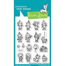 Lawn Fawn Clear Stamps 3X4 - Tiny Birthday Friends LF2601