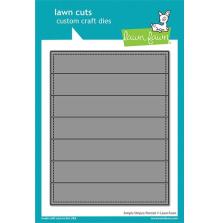 Lawn Fawn Dies - Simple Stripes Portrait LF2622