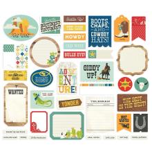 Simple Stories Journal Bits Die-Cuts 39/Pkg - Howdy! UTGENDE