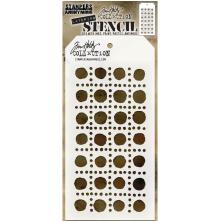 Tim Holtz Layered Stencil 4.125X8.5 - Dotted Line THS155