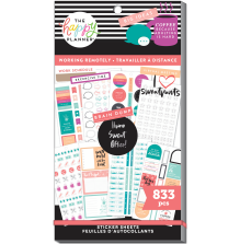 Me &amp; My Big Ideas Happy Planner Stickers Value Pack - Working Remotely 833