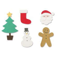 Sizzix Thinlits Dies - Basic Christmas Shapes 665336