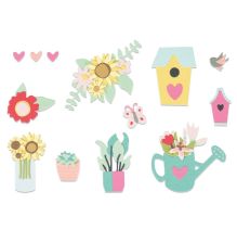 Sizzix Thinlits Dies - Floral Garden 665341