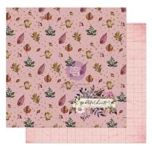 Prima Hello Pink Autumn Cardstock 12X12 - Grateful Hearts