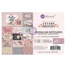 Prima Journaling Cards 4X6 45/Pkg - Hello Pink Autumn