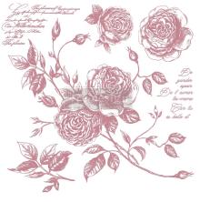 Prima Redesign Decor Clear Stamps 12X12 - Romance Roses