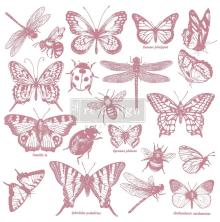 Prima Redesign Decor Clear Stamps 12X12 - Monarch Collection