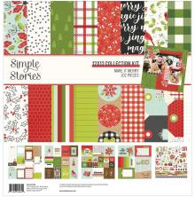 Simple Stories Collection Kit 12X12 - Make It Merry UTGÅENDE