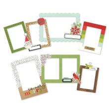 Simple Stories Layered Frames 6/Pkg - Make It Merry UTGENDE