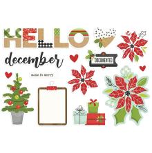 Simple Stories Simple Page Pieces - Make It Merry Hello December UTGENDE