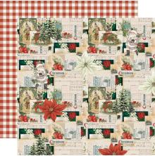 Simple Stories SV Rustic Christmas Cardstock 12X12 - Wrapped With Care UTGÅENDE