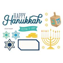 Simple Stories Simple Page Pieces - Happy Hanukkah UTGENDE