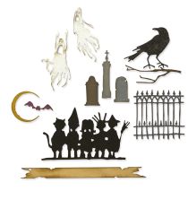 Tim Holtz Sizzix Thinlits Dies - Vault Series: Halloween 2021 665563