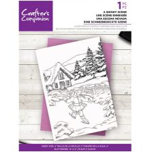 Crafters Companion Clear Acrylic Stamp - A Snowy Scene