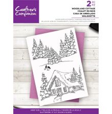 Crafters Companion Clear Acrylic Stamp - Woodland Cottage