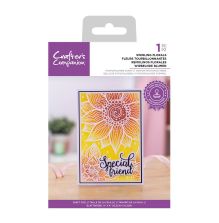 Crafters Companion Photopolymer Stamp - Swirling Florals