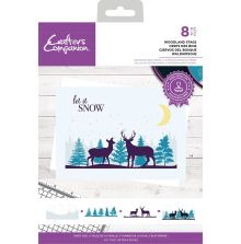 Crafters Companion Photopolymer Stamp - Woodland Stags