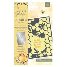 Natures Garden Bee-Youtiful Collection Metal Die - Sweet as Honeycomb