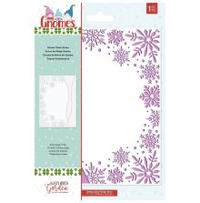 Natures Garden Garden Gnomes Embossing Folder - Garden Snow