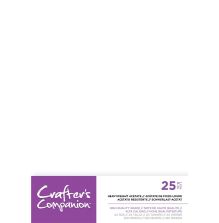 Crafters Companion Heavyweight Acetate A5 25/Pkg
