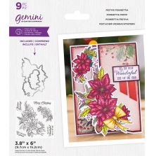 Gemini Stamp & Die - Festive Poinsettia