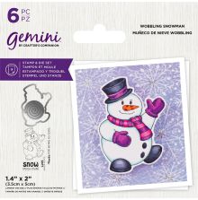 Gemini Stamp &amp; Die - Wobbling Snowman