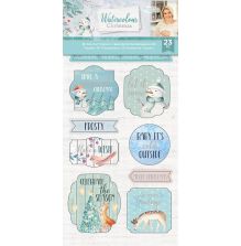 Sara Davies 3D Character Topper Sheet - Watercolour Christmas