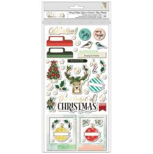 Vicki Boutin Warm Wishes Thickers Stickers - Merry &amp; Bright Phrases &amp; Icons UTG