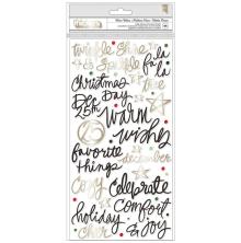 Vicki Boutin Warm Wishes Thickers Stickers - Warm Wishes Phrases