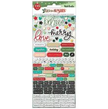 Vicki Boutin Embossed Puffy Stickers 135/Pkg - Warm Wishes