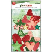 Vicki Boutin Chipboard Stickers 50/Pkg - Warm Wishes UTGENDE