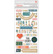 Paige Evans Bungalow Lane Thickers Stickers - Home Sweet Home Phrase