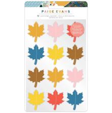 Paige Evans Dimensional Stickers - Bungalow Lane Leaf Embellishment