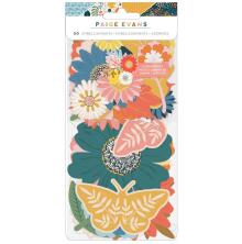 Paige Evans Ephemera Cardstock Die-Cuts - Bungalow Lane Floral