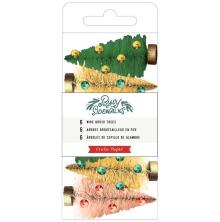 Crate Paper Bottle Brush Trees 6/Pkg - Busy Sidewalks