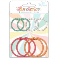 American Crafts Obed Marshall Colored O-Rings 8/Pkg - Fantastico