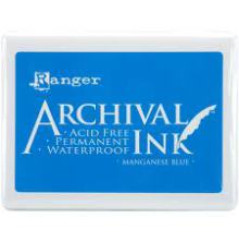 Ranger Archival Ink Pad - Manganese Blue