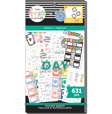 Me &amp; My Big Ideas Happy Planner Stickers Value Pack - Family 631