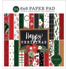 Carta Bella Double-Sided Paper Pad 6X6 - Happy Christmas