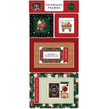 Carta Bella Happy Christmas Chipboard 6X13 - Frames